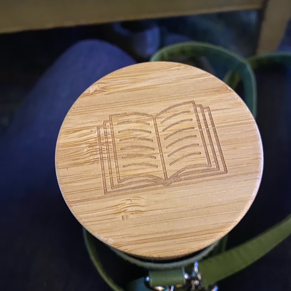 Mud’s Canteen Double Walled 300ml Glass Bottle Infusion Strainer Shoulder Strap - Picture 3 of 3